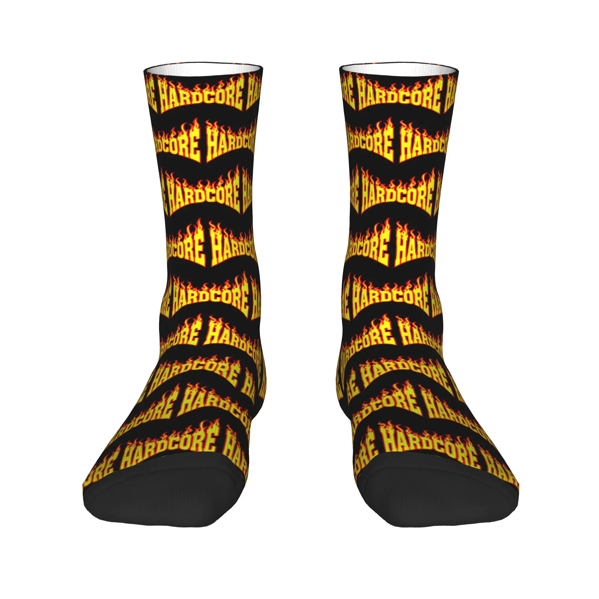 

Funny Hardcores Skull Music Festival Rock Socks Women Men Warm 3D Printed Sports Basketball Socks
