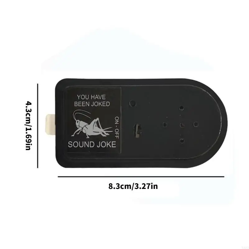 

Y88D Cricket Noise Maker Prank Device Invisible Annoy Chirp Sound Practical Joke Props Toy for Kids and Adult Entertaining