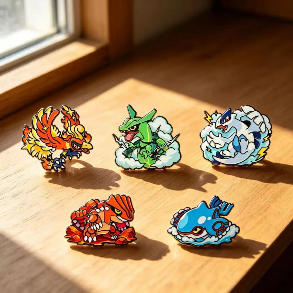 5pcs Cute Anime Elf Enamel Pins Cartoon Figures Brooch Lapel Pin Badge on Backpack Clothing Accessories Fashion Jewelry Friends