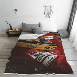 Ayrton Senna The Legend Blanket Bedspread On The Bed Thick Bed Covers For Double Bed