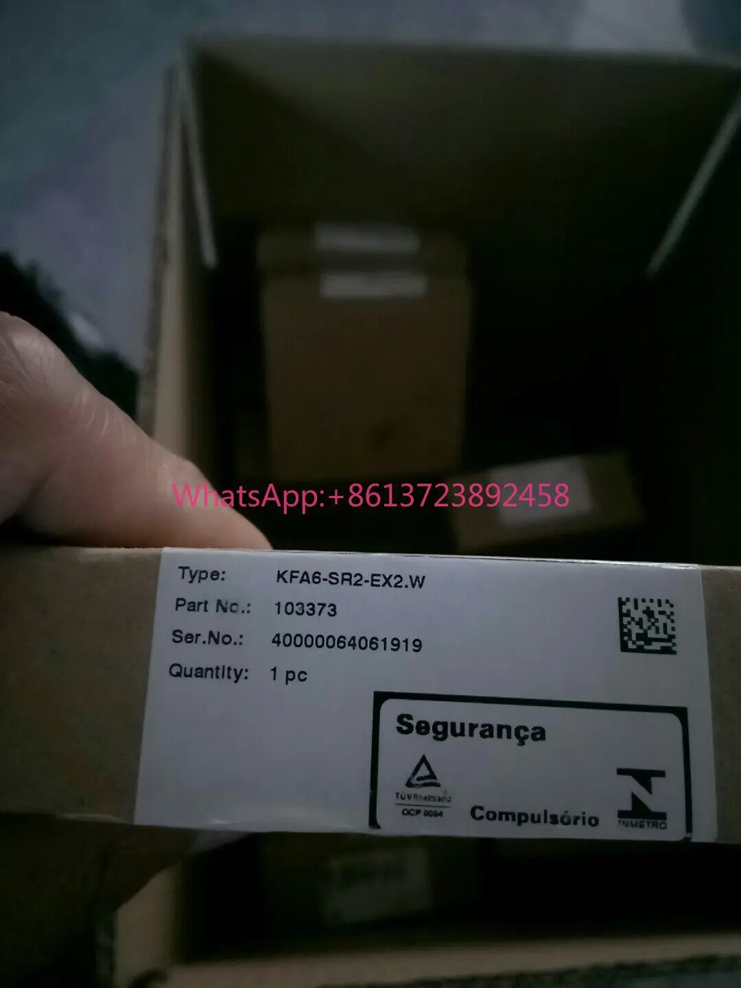 Barreira de segurança Pepperl + Fuchs KFA6-SR2-EX2.W original importada, nova em folha.