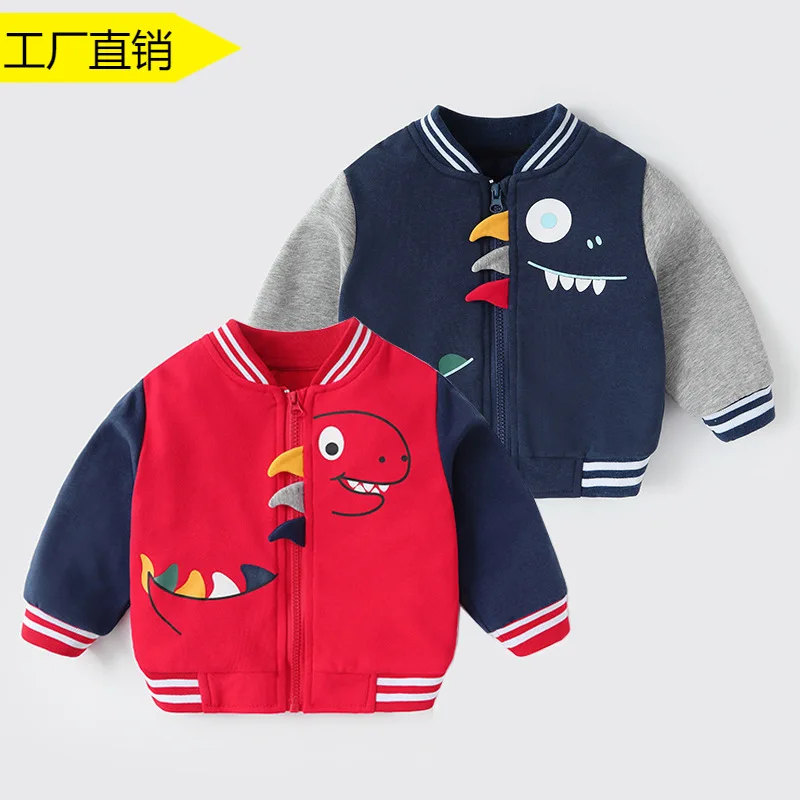 2025 baby clothes baseball jacket spring clothing autumn girl baby 6 months toddler 3 tops 1 year old boy foreign style