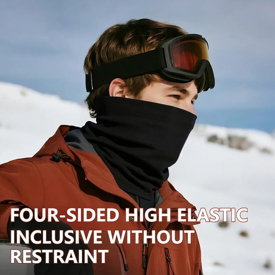 NOFOXO-mascarilla térmica de invierno para bicicleta, bufanda para Snowboard, cubierta para el cuello, pasamontañas, máscara de esquí a prueba de viento para hombres y mujeres
