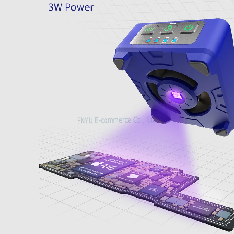 Kühlung Härtung ventilator Mechaniker CUV-3 UV-Härtung maschine 3-Gang-Einstellung schnelle Wärme ableitung Rauch absaugung Reparatur ventilator