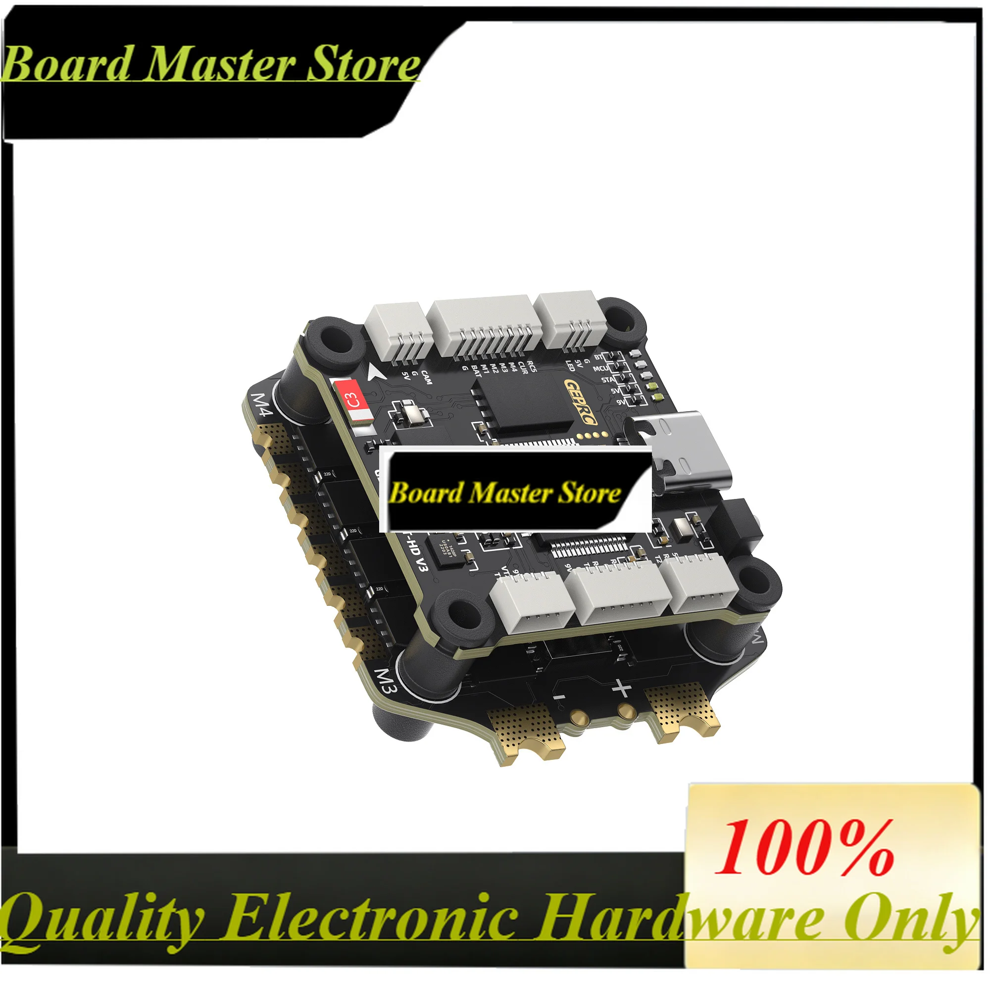 BoMasMGEPRC Taker F722 BT 8BIT 65A 60A 50A Stack 4IN1 ESC 512M Black Frame 32-bit Data Analysis Record FPV Racing Parts