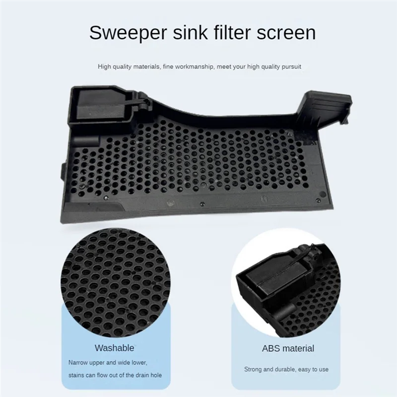 A53T 1 Piece Suction Station Water Filter Black Plastic For Xiaomi Roborock G10 Vacuum Cleaner Spare Parts Base Station Filter S