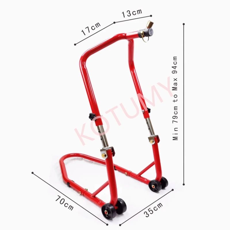 Portable Motorcycle  Front Wheel And Rear Wheel Support Stand Wheel Stand Auto Aheel Support Frame Tire Repairing Tool