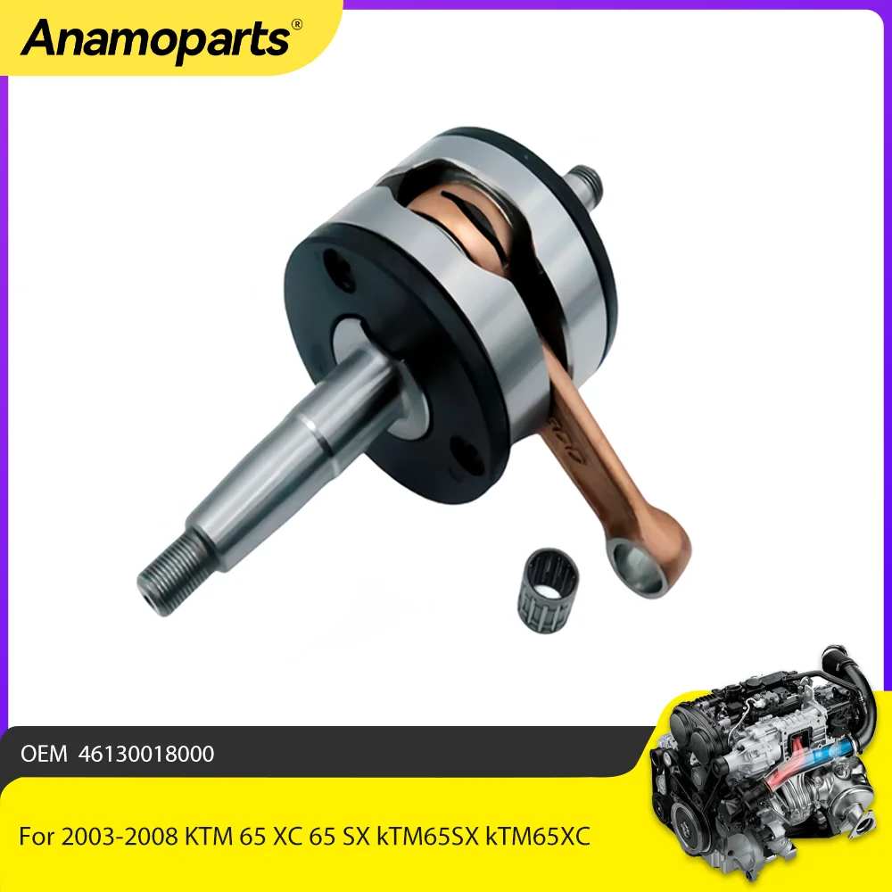 Motor parts Crankshaft assembly Compatible for 2003-2008 KTM 65 XC 65 SX  kTM65XC kTM65SX 461-30-018-000 46130018000