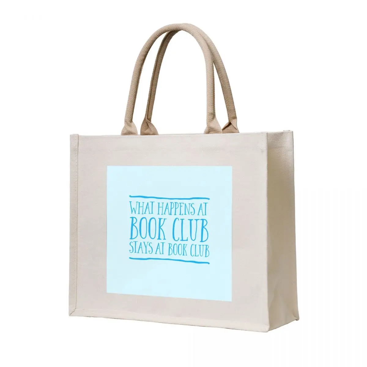

What happens at bookclub ... stays at bookclub Tote Bag shopper bags for women hand bag Lady bag