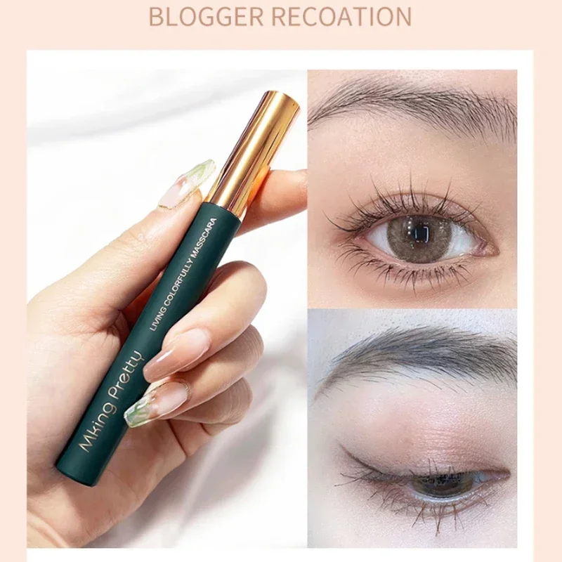 Di alta Qualità Ultra-fine Piccola Spazzola Testa Lash Mascara Allungamento Ciglia 3D Mascara Ciglia Spessa Fine Curled Tinta Cosmetici