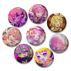 Fashion Lover Jewelry Brooches Project SEKAI Soft Button Pins Clothes Creative Badge Handmade Backpack Hat Decor Gifts Accessory