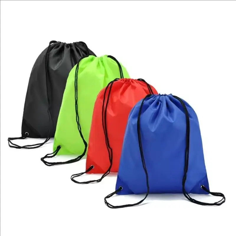 Wasserdichte, faltbare Sporttasche mit Bündeltasche, Fitness-Rucksack mit Kordelzug, Shop-Tasche, Wandern, Camping, Schwimmen, für Männer und Frauen, Sporttaschen – Detail 3
