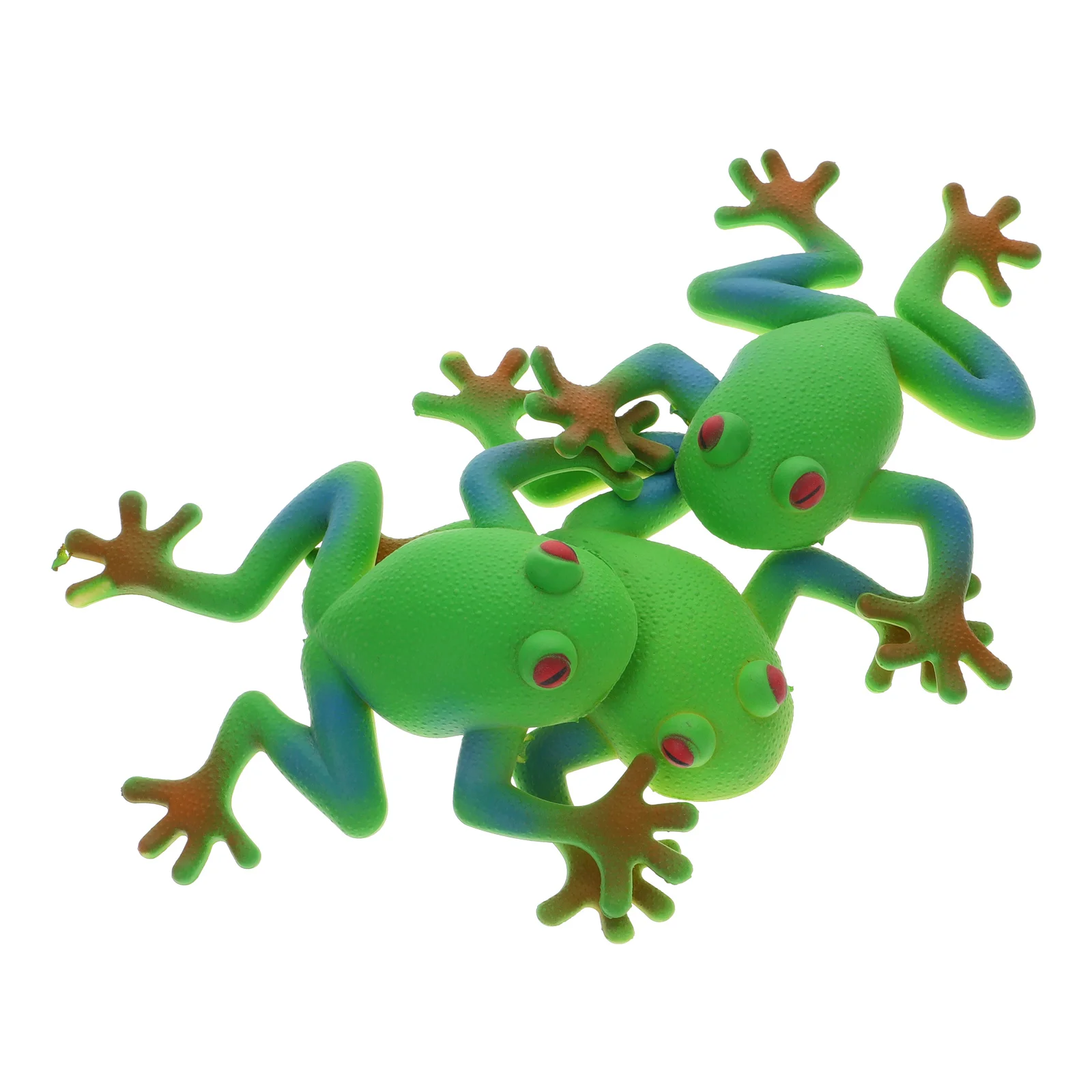 

3 Pcs Vent Frog Toy Animal Party Favors Stress Bulk Squeeze Shaped Pressure Soft Rubber Toys Funny for Teens