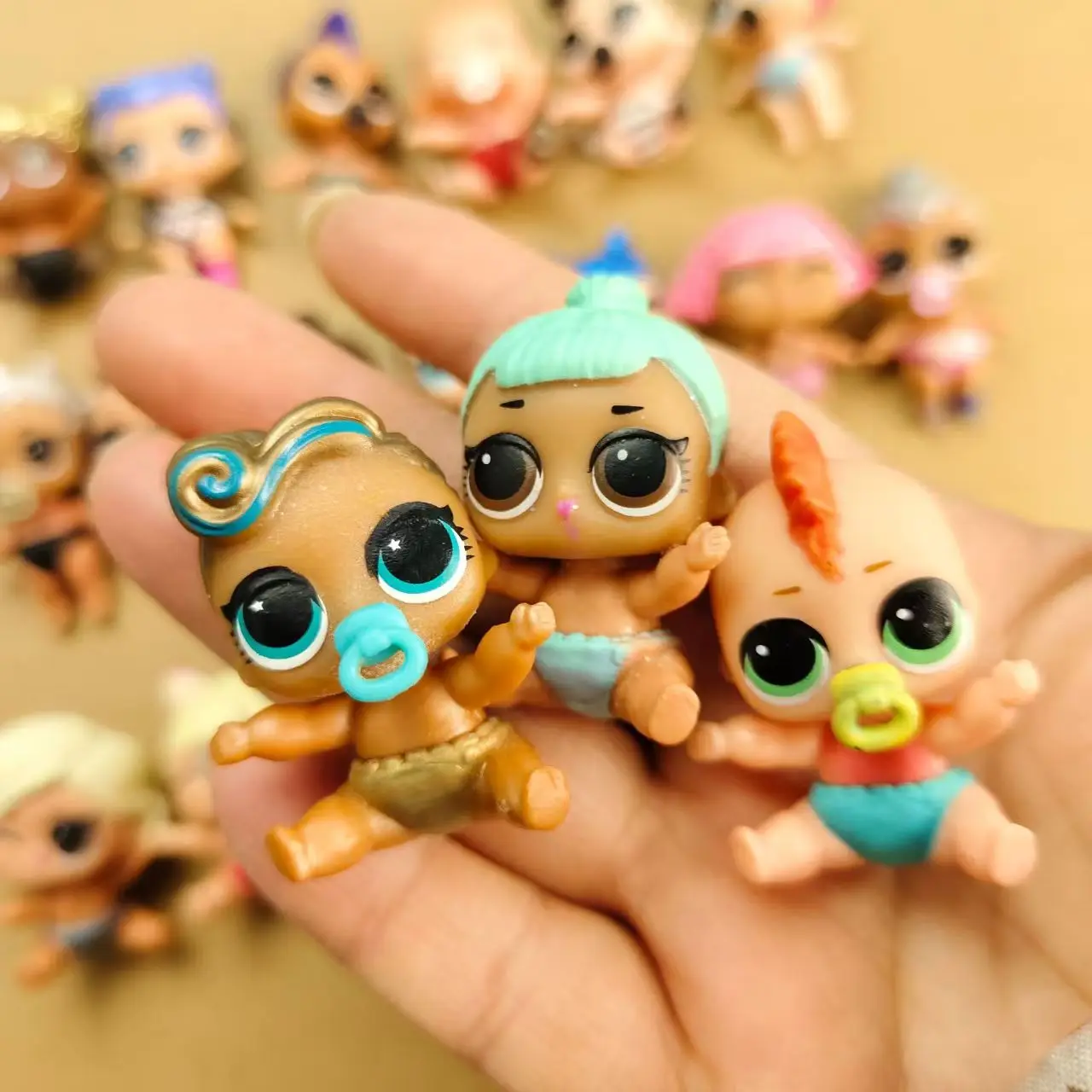 การส่งแบบสุ่มหลายสไตล์ดั้งเดิมของทารกขนาดเล็ก, สัตว์เด็ก, ตุ๊กตา, ของเล่นเด็กเล่นในบ้าน, ของขวัญ