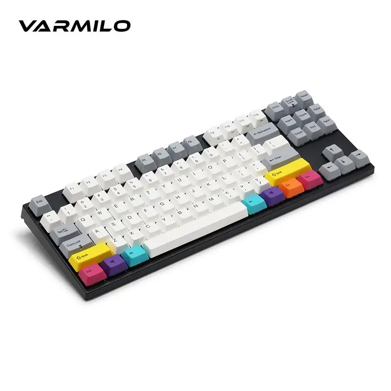 varmilo cmyk wired mechanical keyboard 87key cherry blue switch