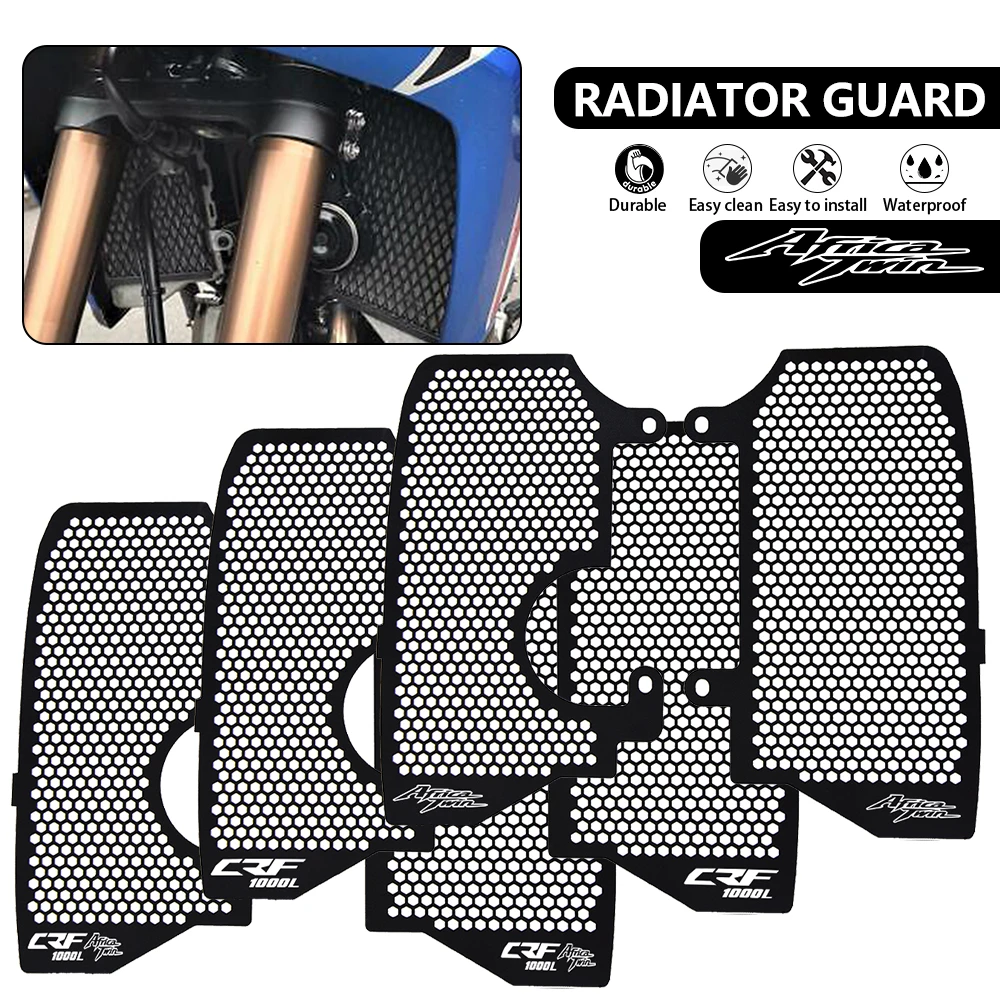 

Radiator Guard CRF 1000 L For Honda CRF1000L Africa Twin ADV Adventure Sports 2019 2016 2017 2018 Radiator Grille Guard Cover