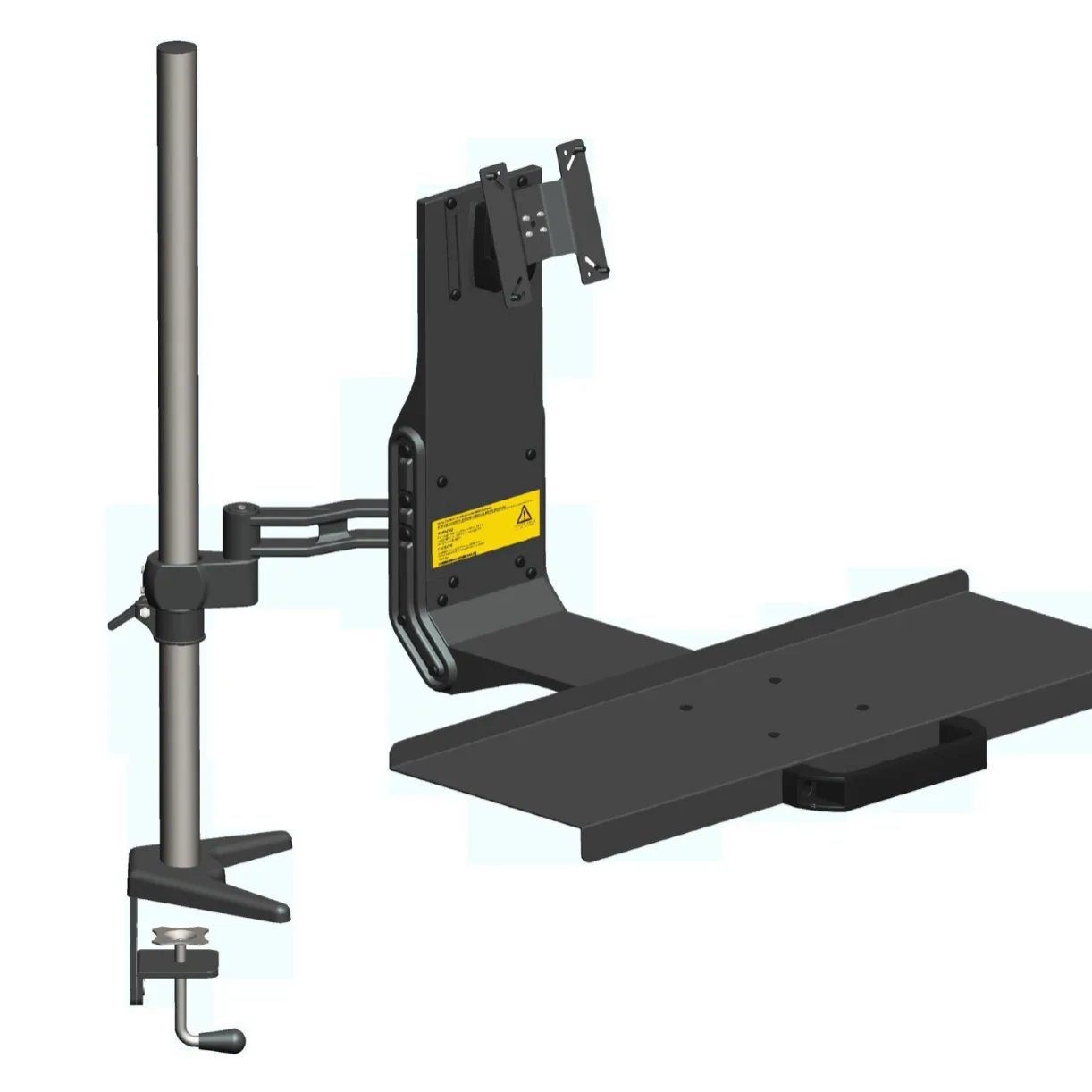 SY 2.23 million rotation, LCD stand, desktop holder, long column with mouse and keyboard holder