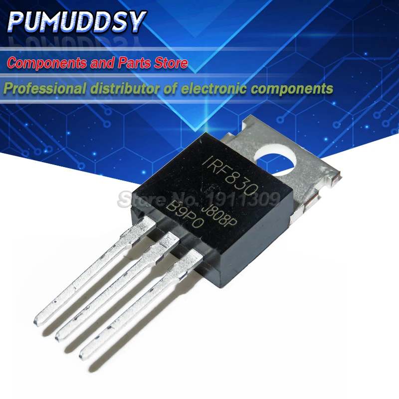 10PCS IRF830 TO-220 IRF830PBF TO220 MOSFET N-Chan 500V 4.5 Amp TO-220