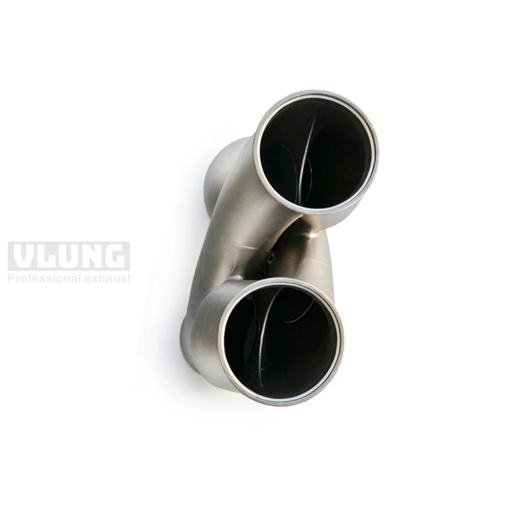 Universal Z-Pipe Exhaust 2.5/2.75/3 Inch 3D Printed Style Stainless Steel New Design Resonator Pipe for All Vehicles