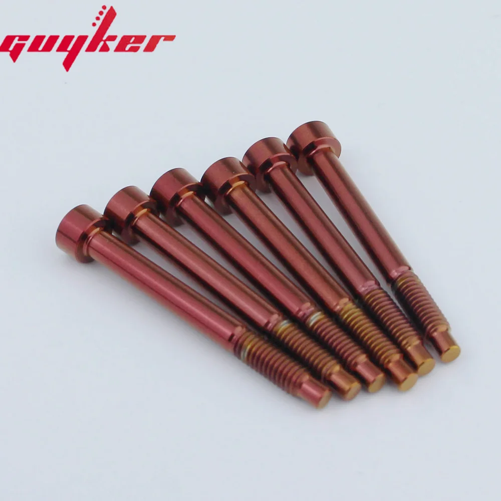 1 Set Red Titanium Alloy FR Screw Set