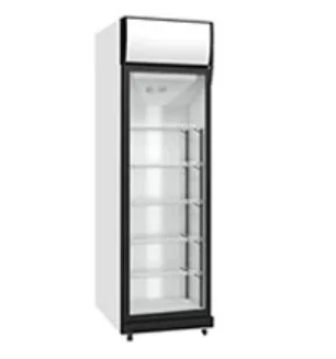 Commercial Freezer Refrigerator Display Cooler Single Glass Door Freezer Cooler  Fridge