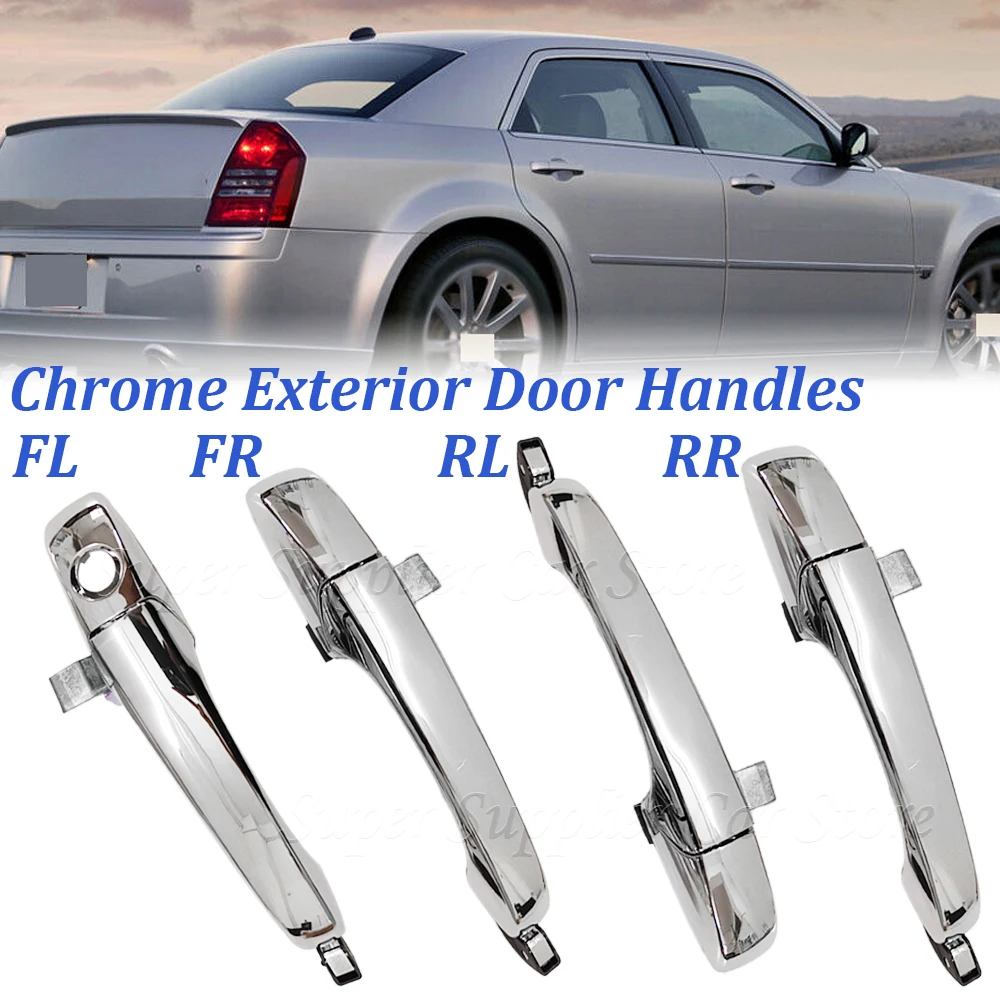 1 шт. внешняя ручка передней и задней двери для Chrysler 300C 2005-2010, аксессуары Dodge Magnum 2005-2008 4589009 AH 5065801 АГ 5065800 АГ 1 шт. внешняя ручка передней и задней двери для Chrysler 300C 2005-2010, аксессуары Dodge Magnum 2005-2008 4589009 AH 5065801 АГ 5065800 АГ