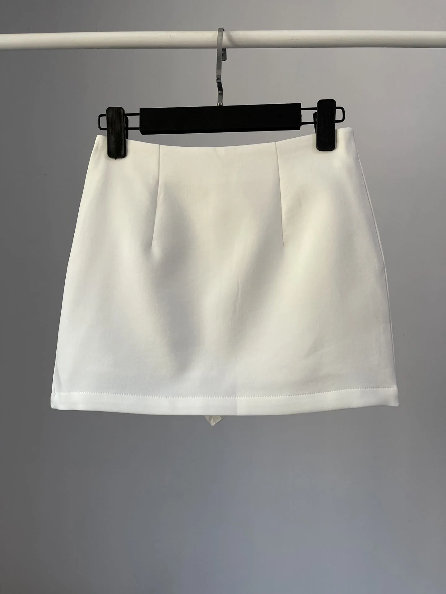 

American Sle High Waist Slimming A-Line Skirt for Women Summer Anti-Light Versatile ort Skirt Faionable Pure Color