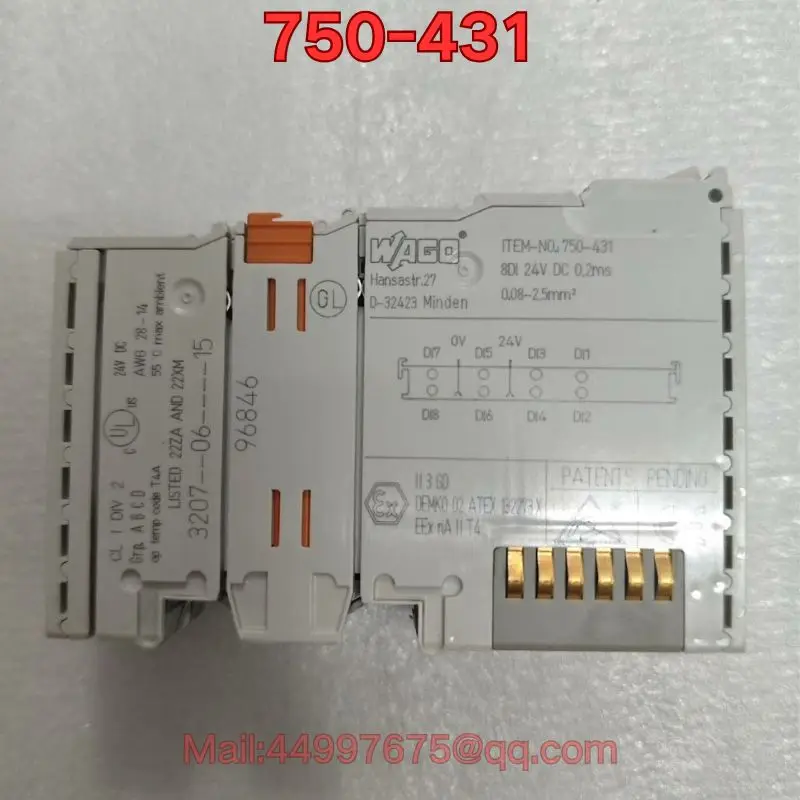 

Second-hand 750-431 PLC module functional test is normal