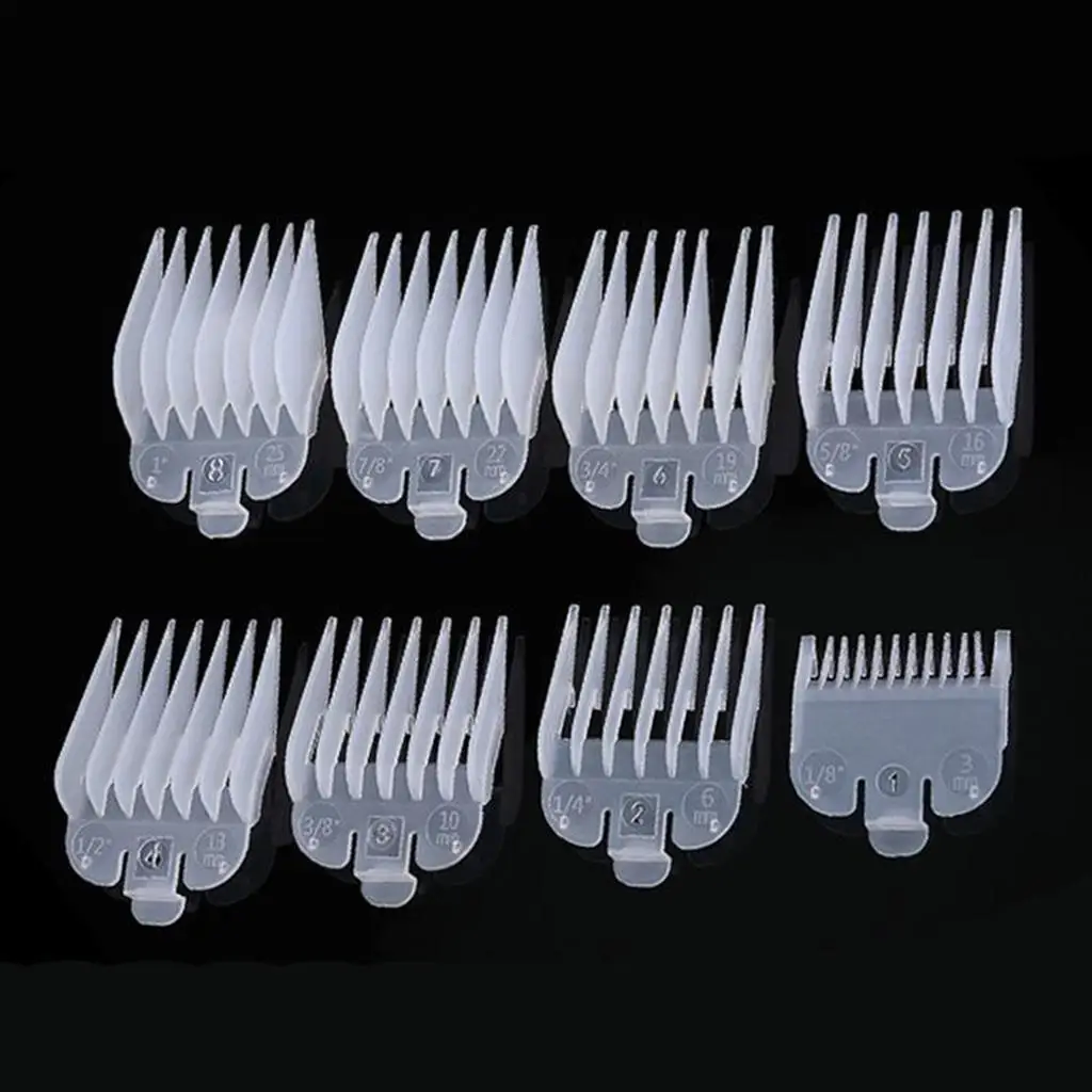 

Hairdresser Hair Replacement Cutting comb for guide Set 8