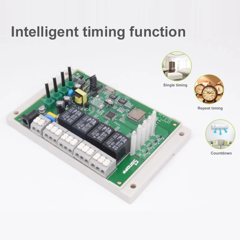 SONOFF-Interruptor Inteligente Sem Fio, Disjuntor de Módulo RF, WiFi, 4CH, PROR3, 4 Gang, Luz Inteligente, Trabalhar com Alexa, Google Home