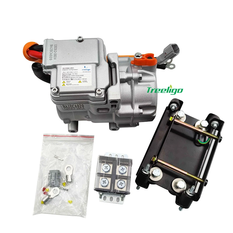 

ES14CC012 Automotive AC Electric Compressor 12V 14V DC Air Conditioner Compressor For Universal Cars