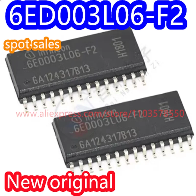 10PCS  New original 6ED003L06-F2 6ED003L06 package SOP28 three-phase full bridge driver chip 6ED003L06-F 6EDOO3L06