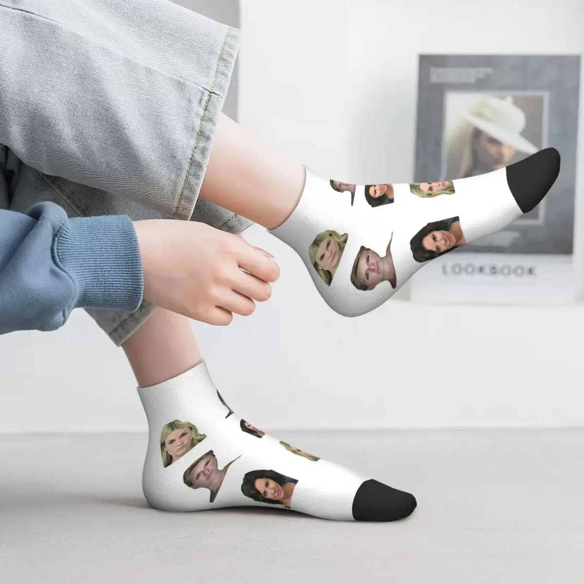 

The Mugshot Housewives Of New York City Socks Harajuku Super Soft Stockings All Season Socks Accessories for Man's Woman's