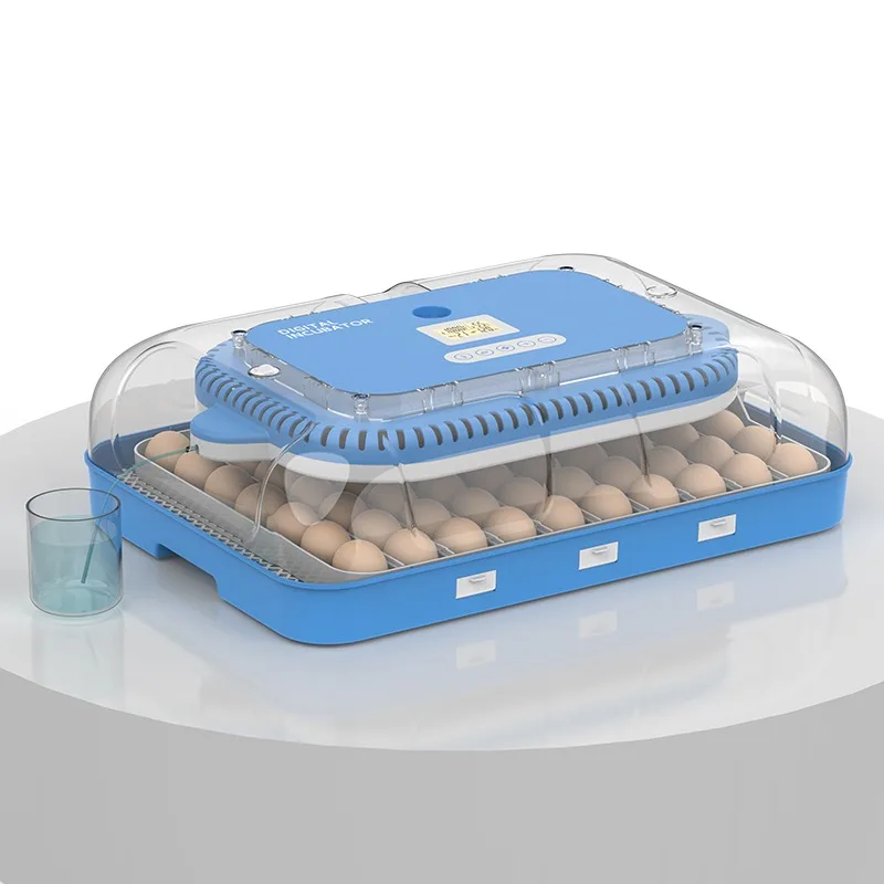 

70-Egg Fully Automatic Dual Power Incubator for Chicken Hatching Mini New Condition Incubators