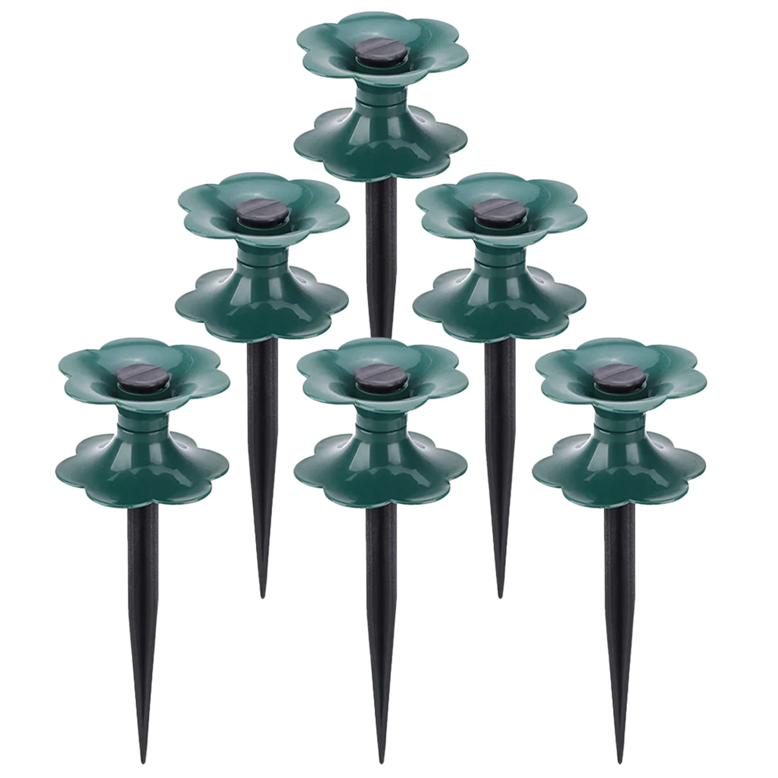 

6Pcs Garden Hose Holder Strong PP Guide Stakes for Lawn Flower Bed Greenhouse Efficient Water Flow Management Tool