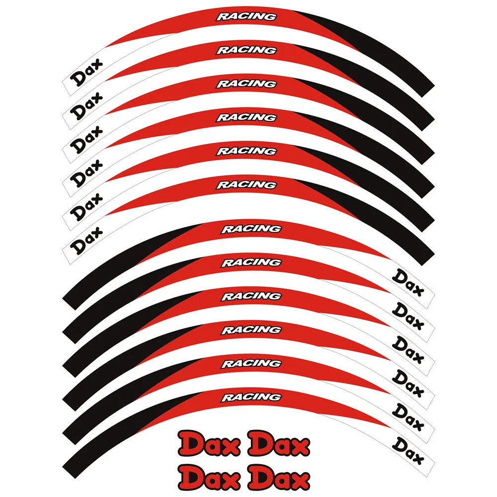 Reflective Wheel Rim Stripes Sticker Tapes For DAX 125 ST125 ST-125 DAX125 Motorcycle Night Safety Decals