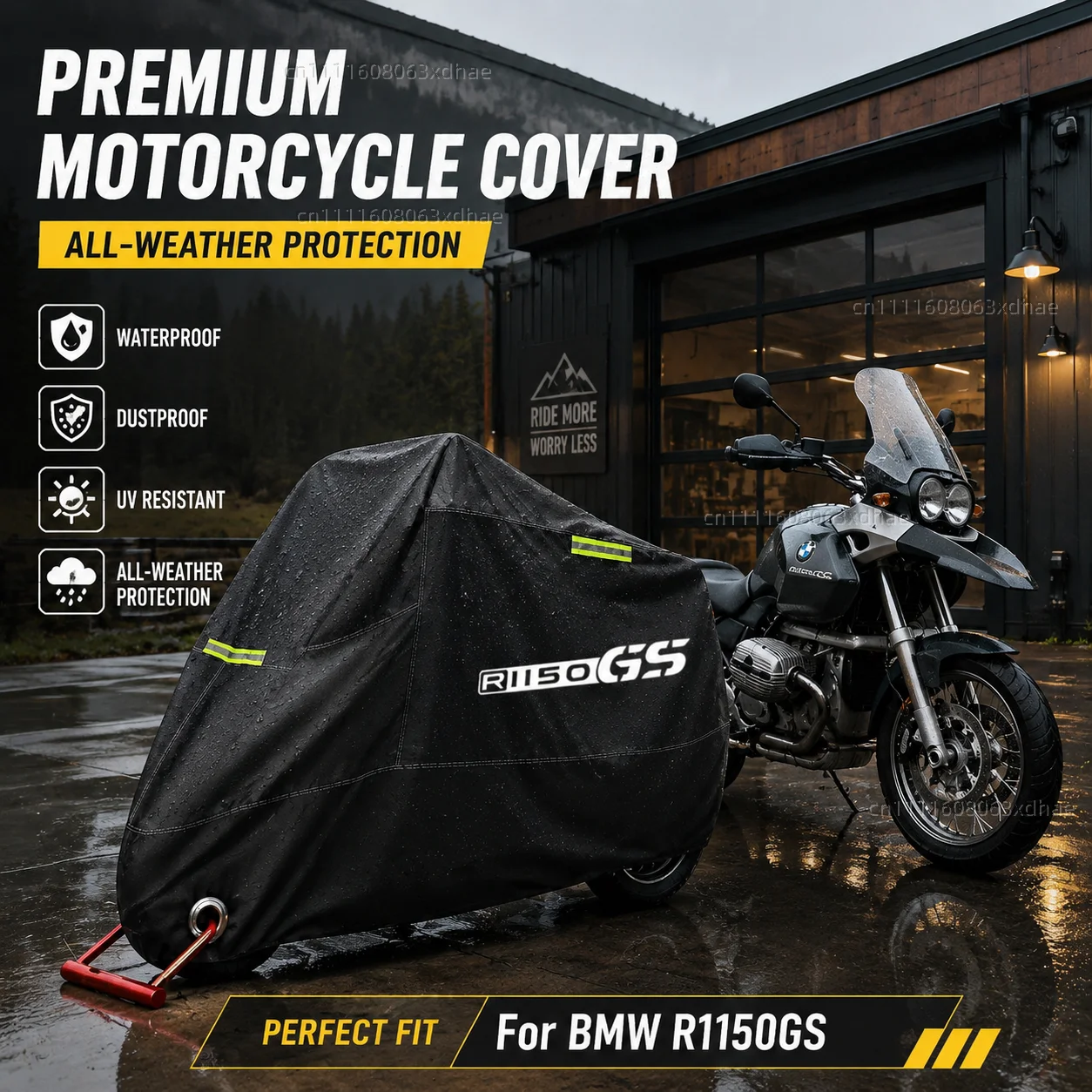 

Motorcycle Cover All Season Waterproof Dust Rain UV Protection 190T Oxford Cloth For For BMW R1150GS R1150RS R1150RT R1150 GS RS