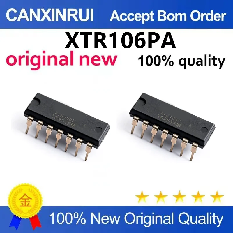 （5pcs-100pcs)XTR106PA packaged PDIP14 data conversion chip IC, brand new original genuine product