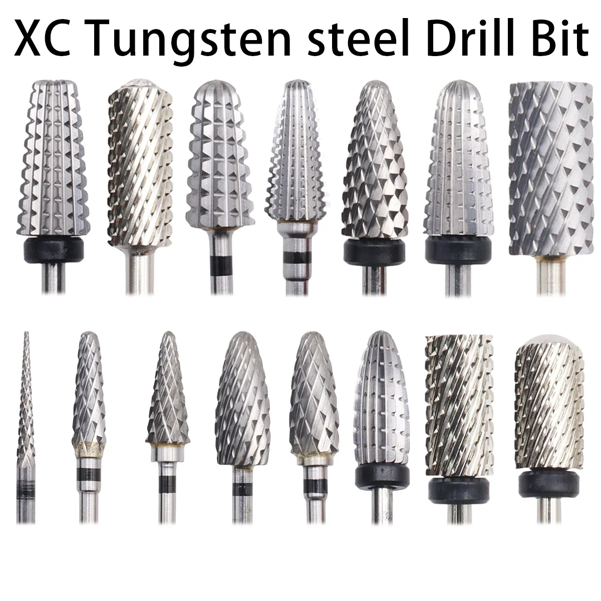 

XC карбид вольфрама сверло для ногтей фреза электрическая маникюрная машина оборудование для очистки кутикулы