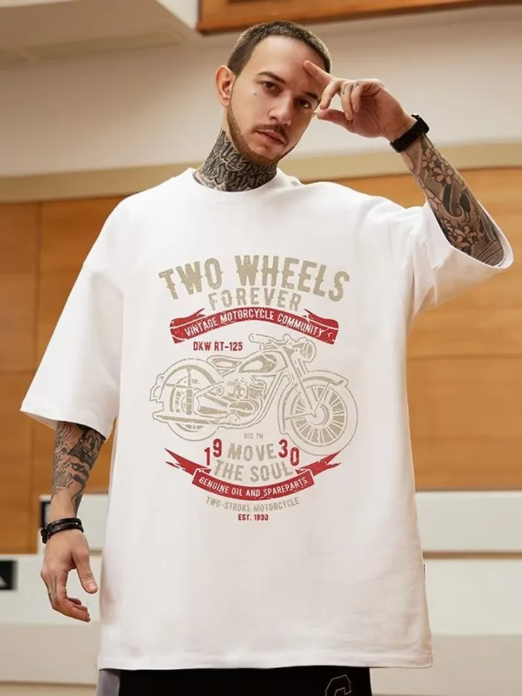 Summer New Casual Loose T-shirt Short Sleeved Men\'s Fashion Loose Printing Large 8XL Hip Hop Couple Wear Half Sleeve Cotton Top