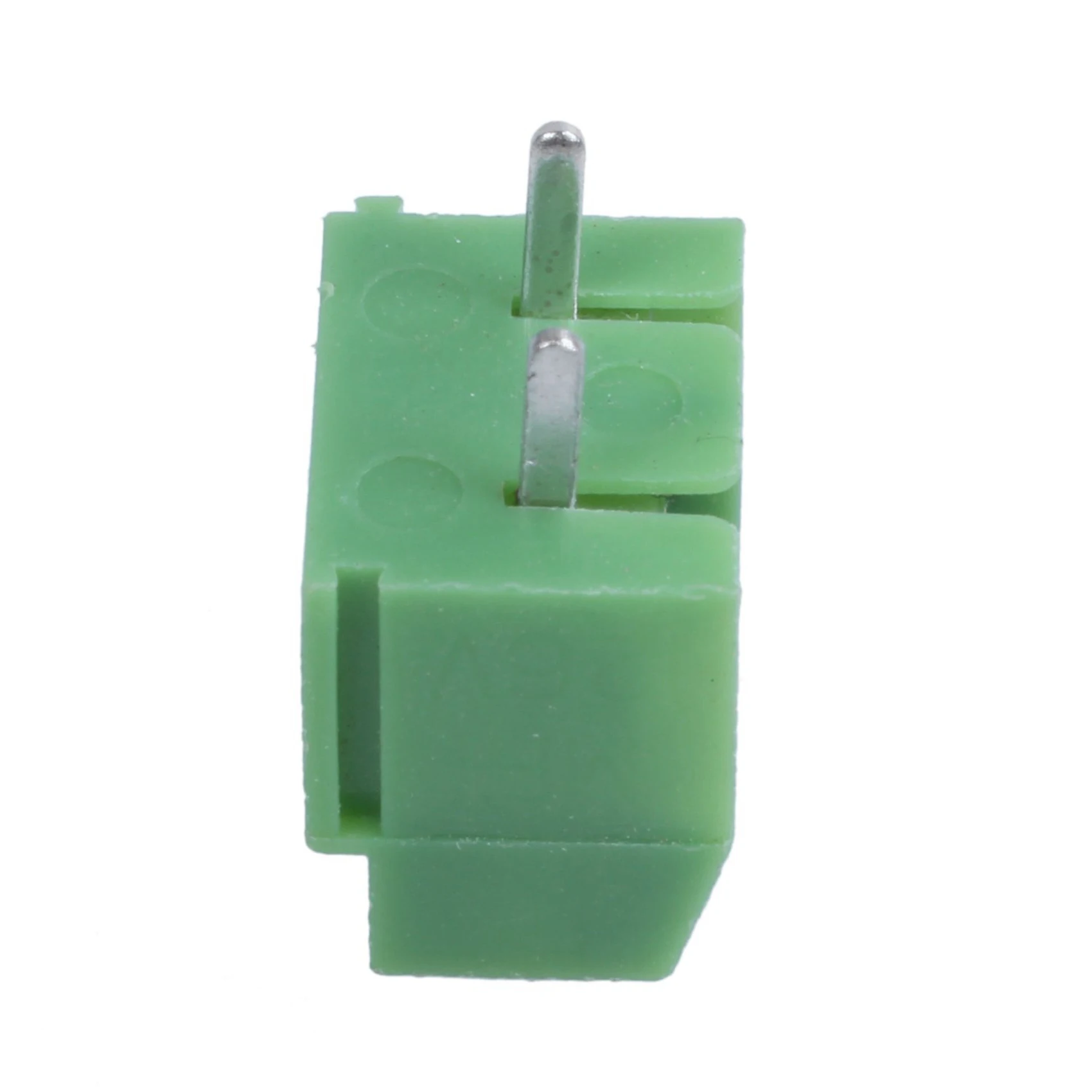 A04G-100 Pieces 2 Pin 5 Mm Pinch PCB Mount Screw Terminal Block Connector 300V 10A (Green)
