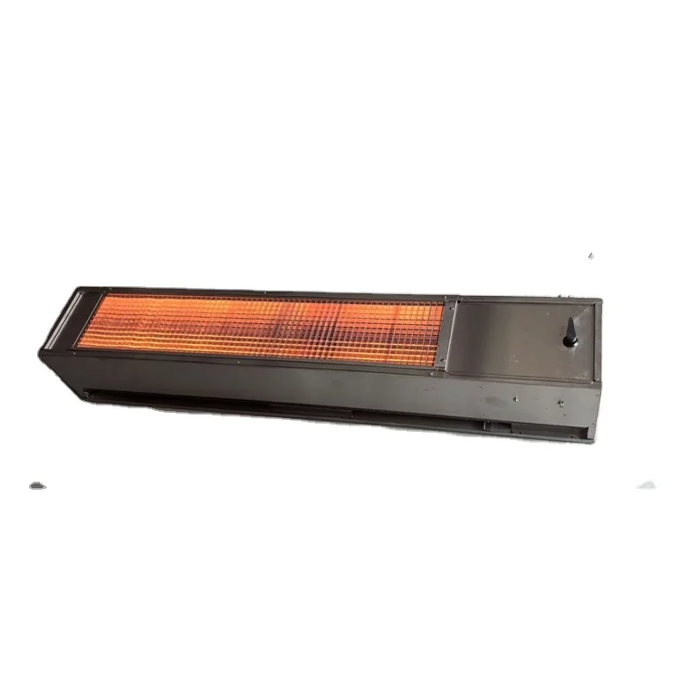 High-Quality Black Infrared Patio Heater, 1200W Outdoor Garden Heating, Electric Portable Weatherproof Warmer