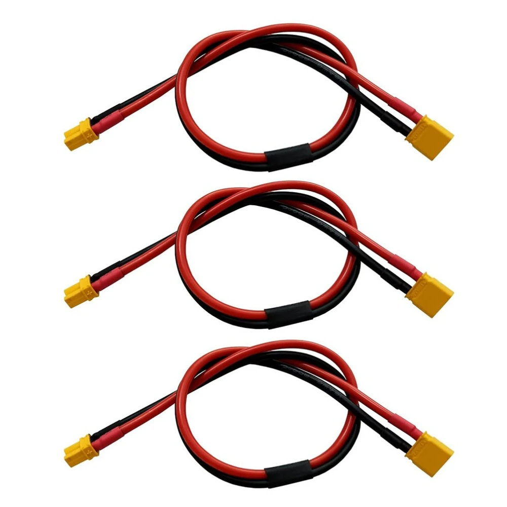 1PCS 3Pcs XT60 Extension Cable 18AWG Tinned Copper Wire Male To Female Connector for RC Drone Solar