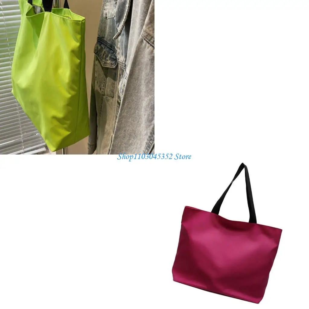 

Modern Expandable Nylon Bag With Multiple Pockets Lightweight Carryall Shoulder BagFor Business Casual Use