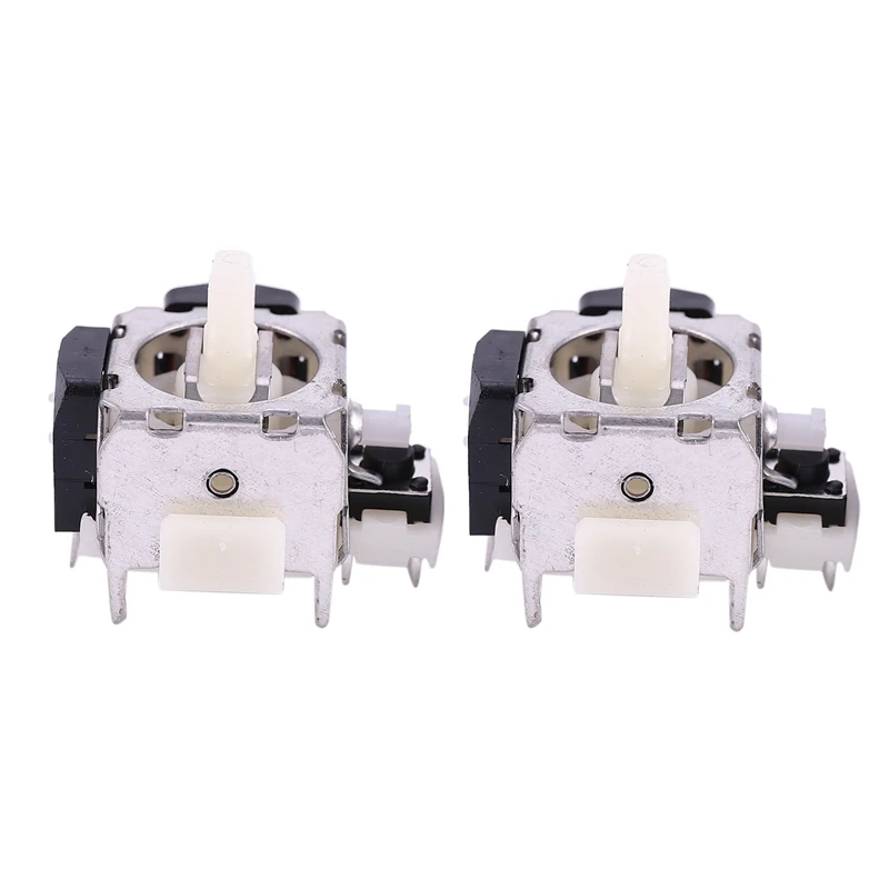 Mando de vibración analógico 3D RISE-6Pcs, módulo controlador Thumbstick, piezas de reparación para juegos de Microsoft Ps2