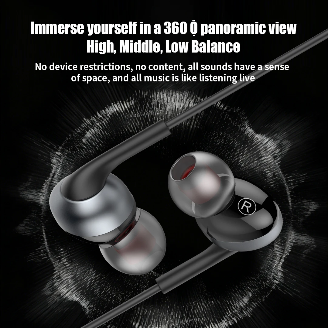 Type C Wired Headphones For Samsung Galaxy S26 S25 S24 S23 In-Ear Headphone A56 A55 A54 Note 20 USB C Earphone HiFi Bass Stereo