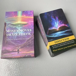 54pcs 12*7cm Beautiful High Quality Oracle Cards With Career Money Divination Runes Mystical Power