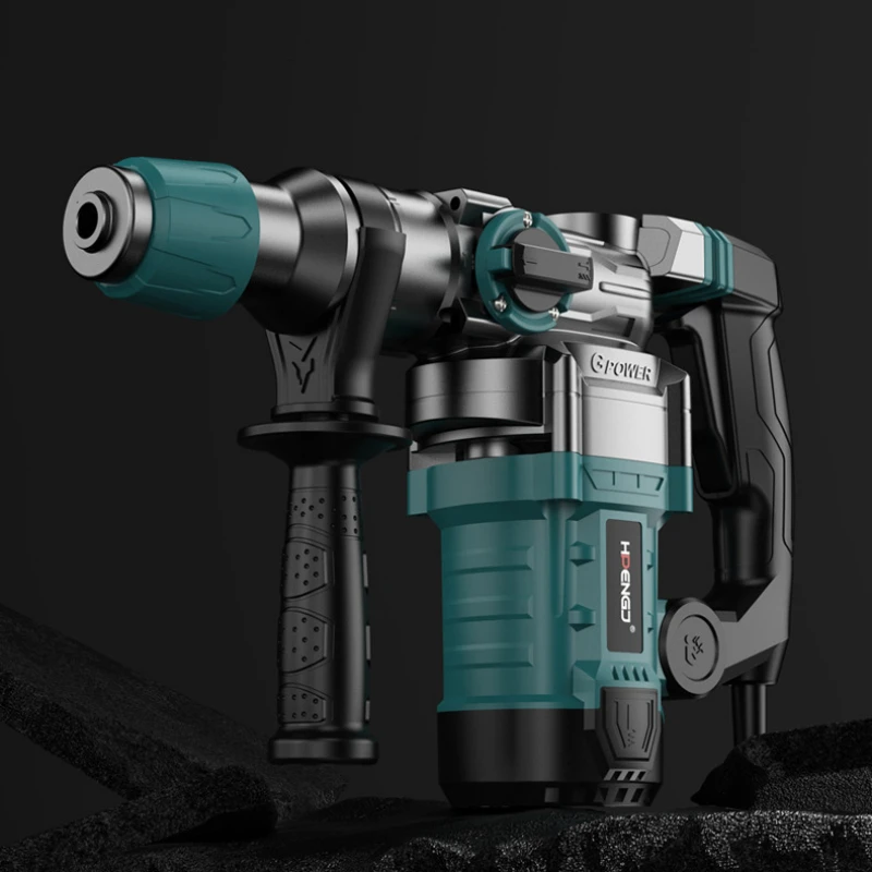 3-in-1 Multifunctional electric hammer and pickaxe Industrial grade high power electric hammer Household impact drill