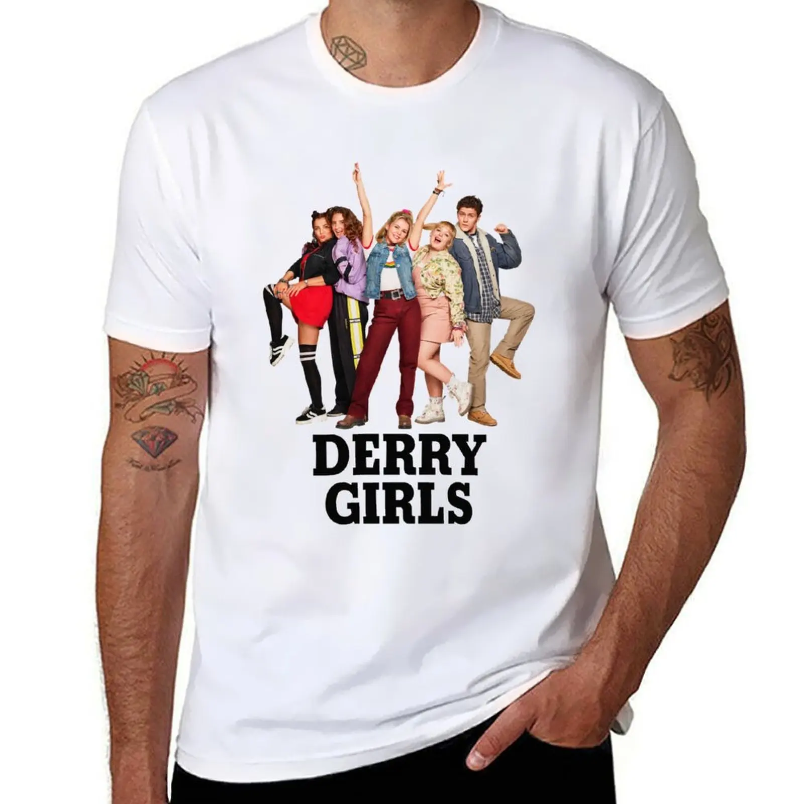 

Lover Gifts Derry Girls Gift For Movie Fans T-Shirt t shirts for man pack cotton man t shirt luxury T-Shirt