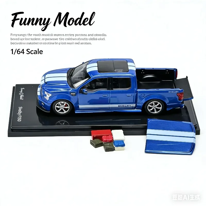 

Funny Model 1:64 Ford F150 Super Snake Cast Alloy Car Model, Boys' Holiday Gift Toy, Adult Collection Decoration Piece.